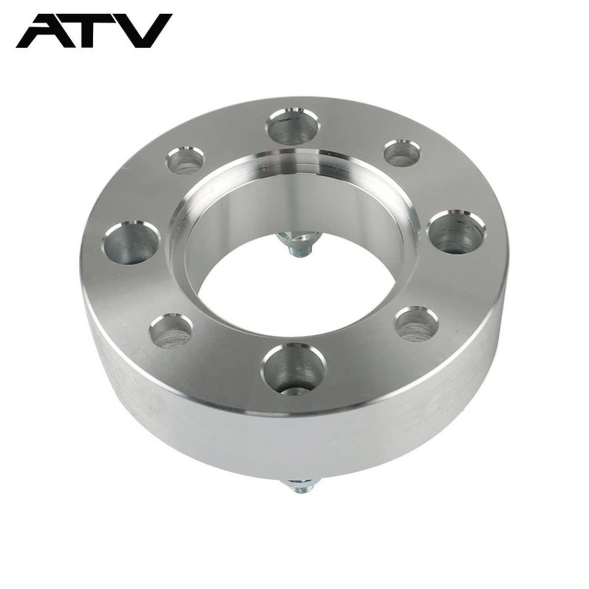 Solidspare 2× 1.5" Wheel Spacer 4x110 74mm M10x1.25 Silver For Suzuki 2002-2007 Eiger 400