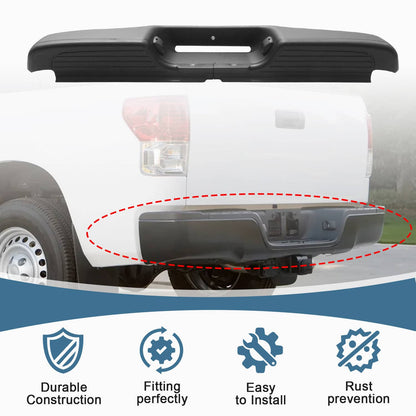 Solidspare Rear Steel Step Bumper For Toyota Tacoma 1995-2004 Truck Black Complete Assembly