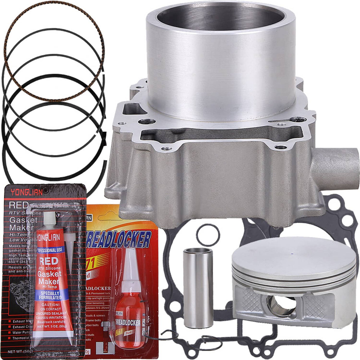 Solidspare Cylinder Piston Gasket Top End Kit 93mm For 2017-2022 Polaris Sportsman 450 ATV