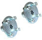(2) 4 Lug 1" Live Axle Adapter Hubs for Go Kart Cart ATV Quad Trailer - 4" x 4"