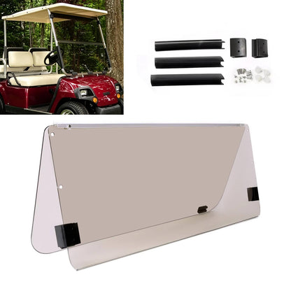 Solidspare For Yamaha G22 2003-2006 Tinted Folding Windshield Golf Cart Windscreen