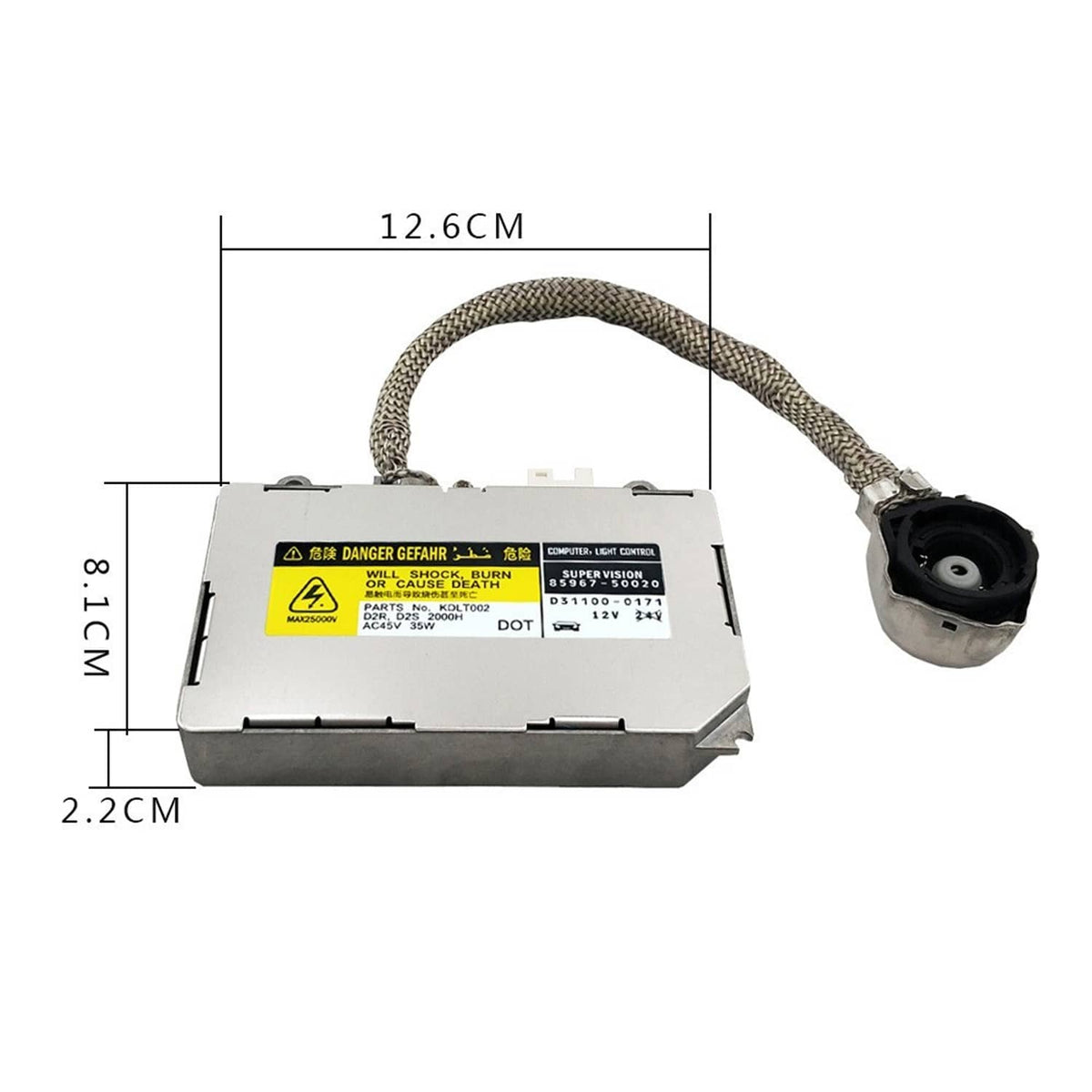 Solid Spare HID Xenon Headlight Ballast w/ Igniter Bulb For Lexus RX300 RX330 RX350 RX400h