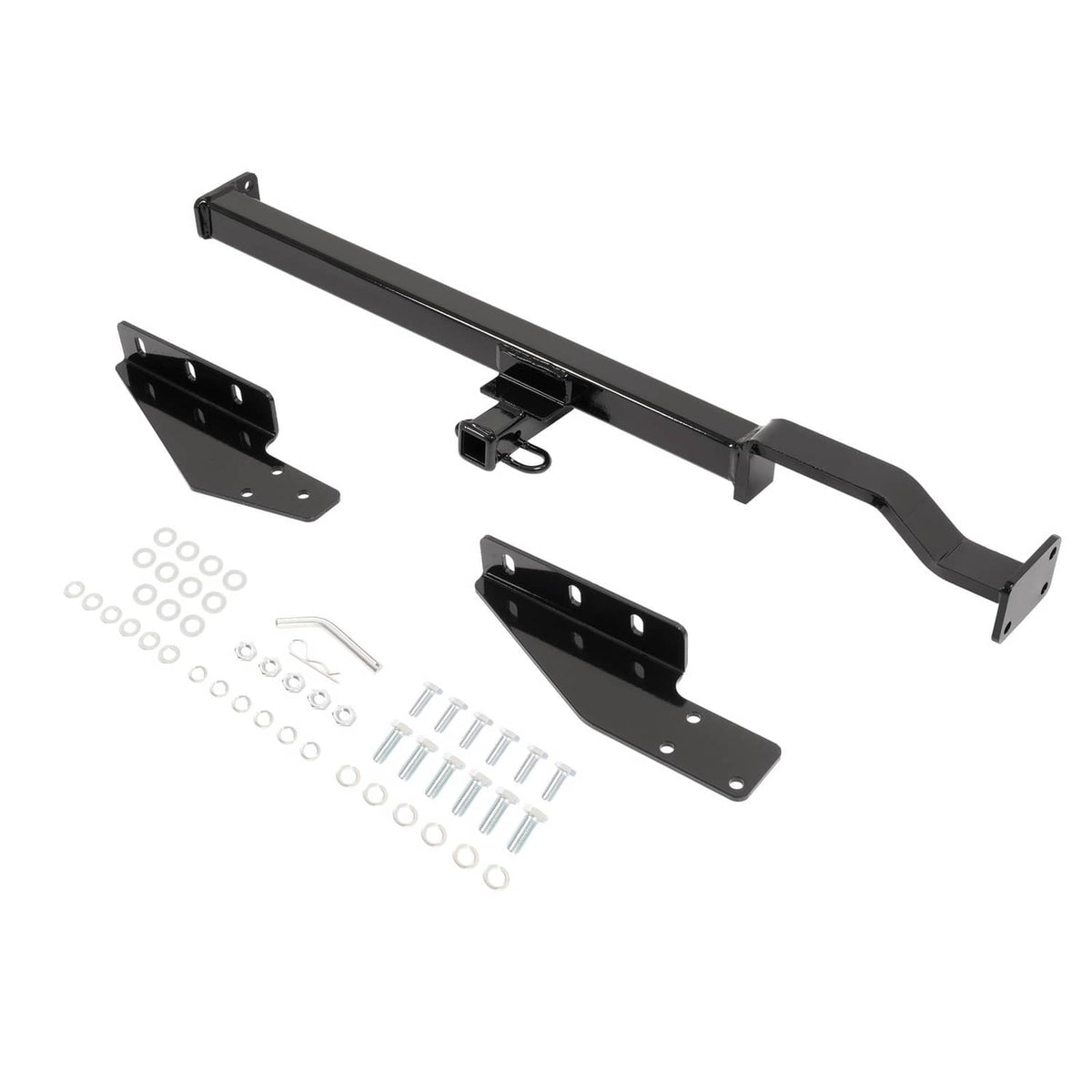 Solid Spare For Honda Accord 1994-1997 Black Steel Class 1 Trailer Hitch 1.25" Tow Receiver