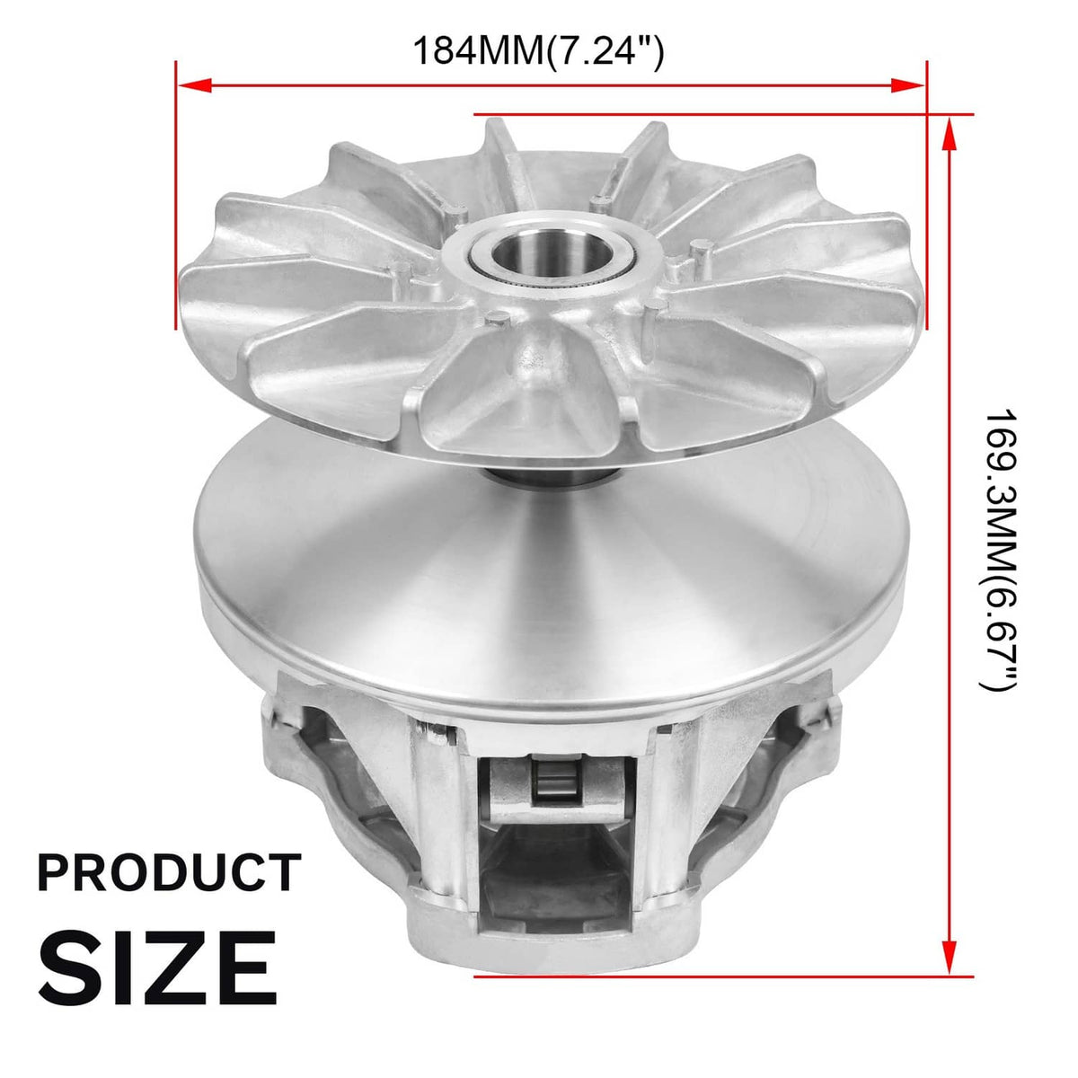 Solidspare 1321976 Primary Drive Clutch Assembly For Polaris Sportsman 500/500 HO 1996-2013