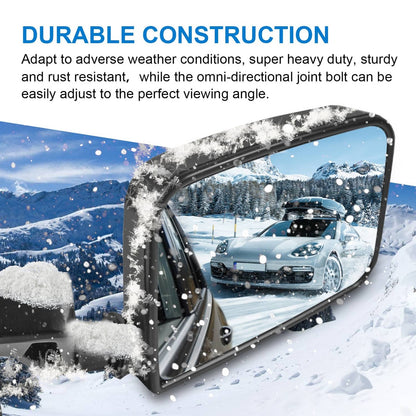 Solidspare Manual Side View Black Door Mirrors pair For 87-02 Jeep Wrangler Pair Set