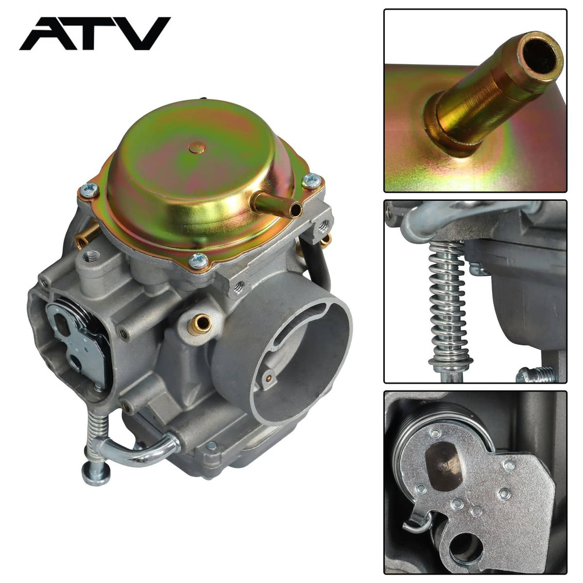 Solidspare Carburetor Kit For Polaris Big Boss 500 6X6 1998-1999 3131571,3131561,3131473