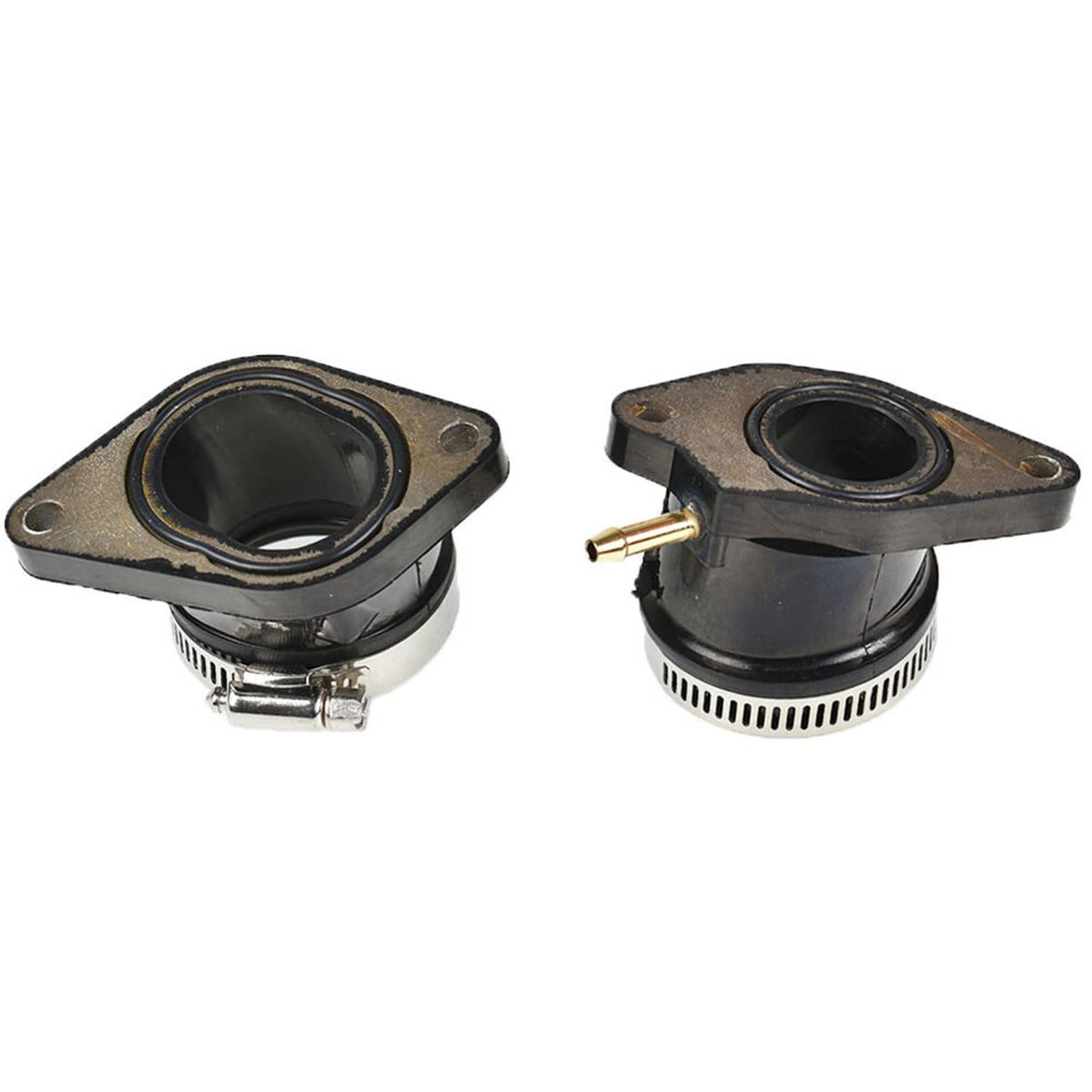 Solidspare For 2001-2005 Yamaha Raptor 660 660r 2x Intake Manifold Carburetor Boots L & R