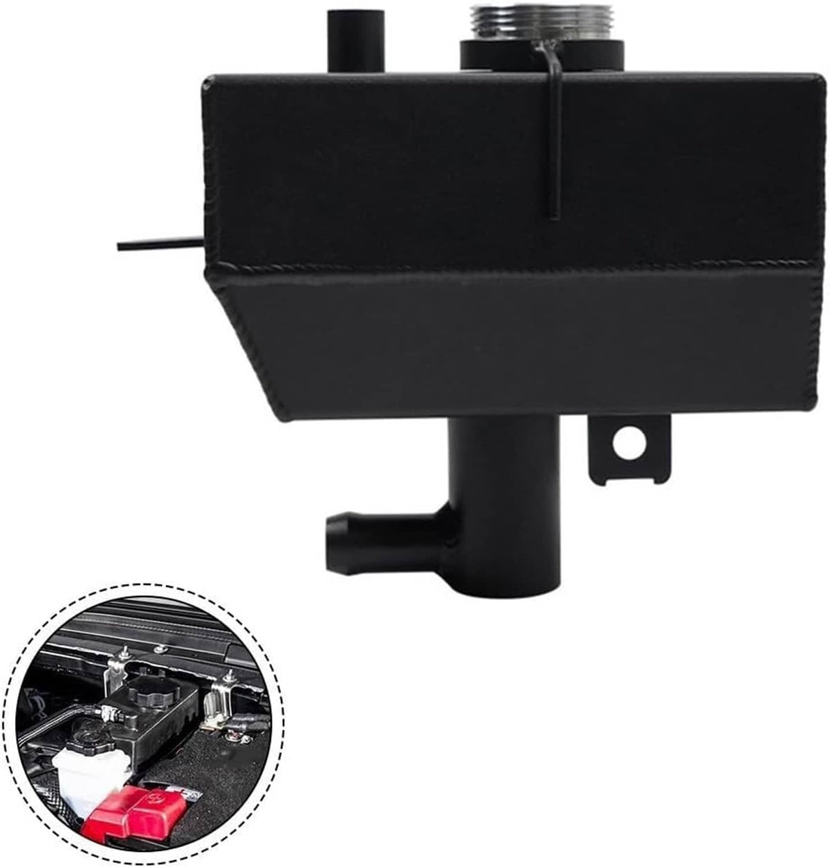 Solidspare Engine Coolant Reservoir 68364312AC For 2018-2024 Jeep Wrangler JL 2.0L Aluminum