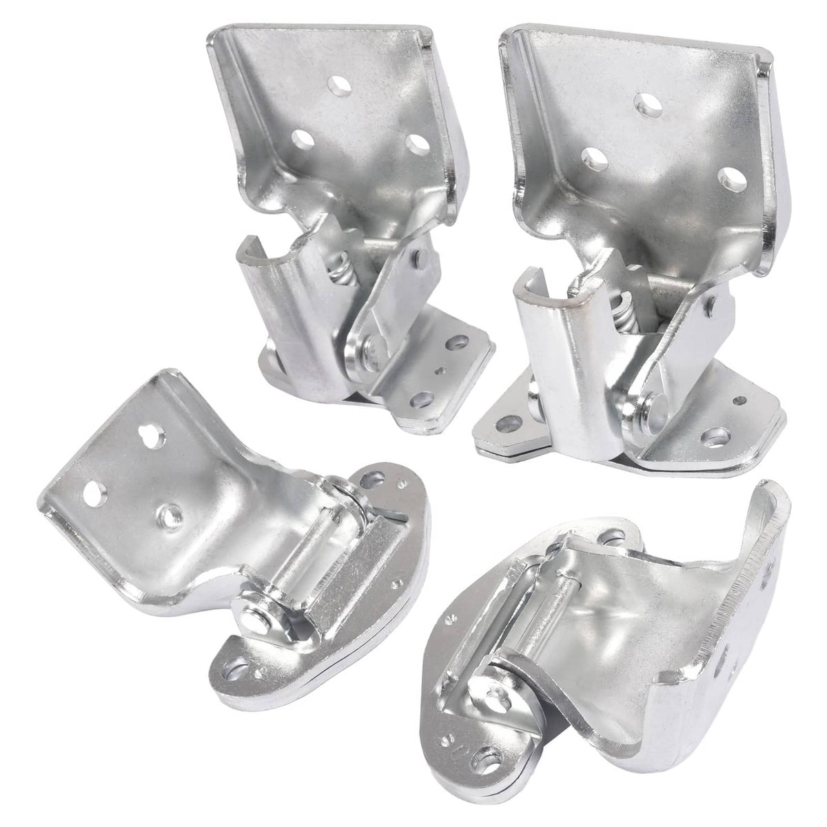Solid Spare Door Hinges Upper&Lower For 1971-1974 Dodge Charger Coronet Plymouth GTX Silvery