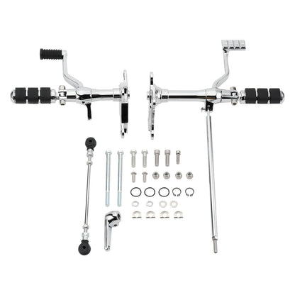 Solidspare Complete Forward Control Pegs Levers & Linkage For Sportster 883 1200 1991-2003
