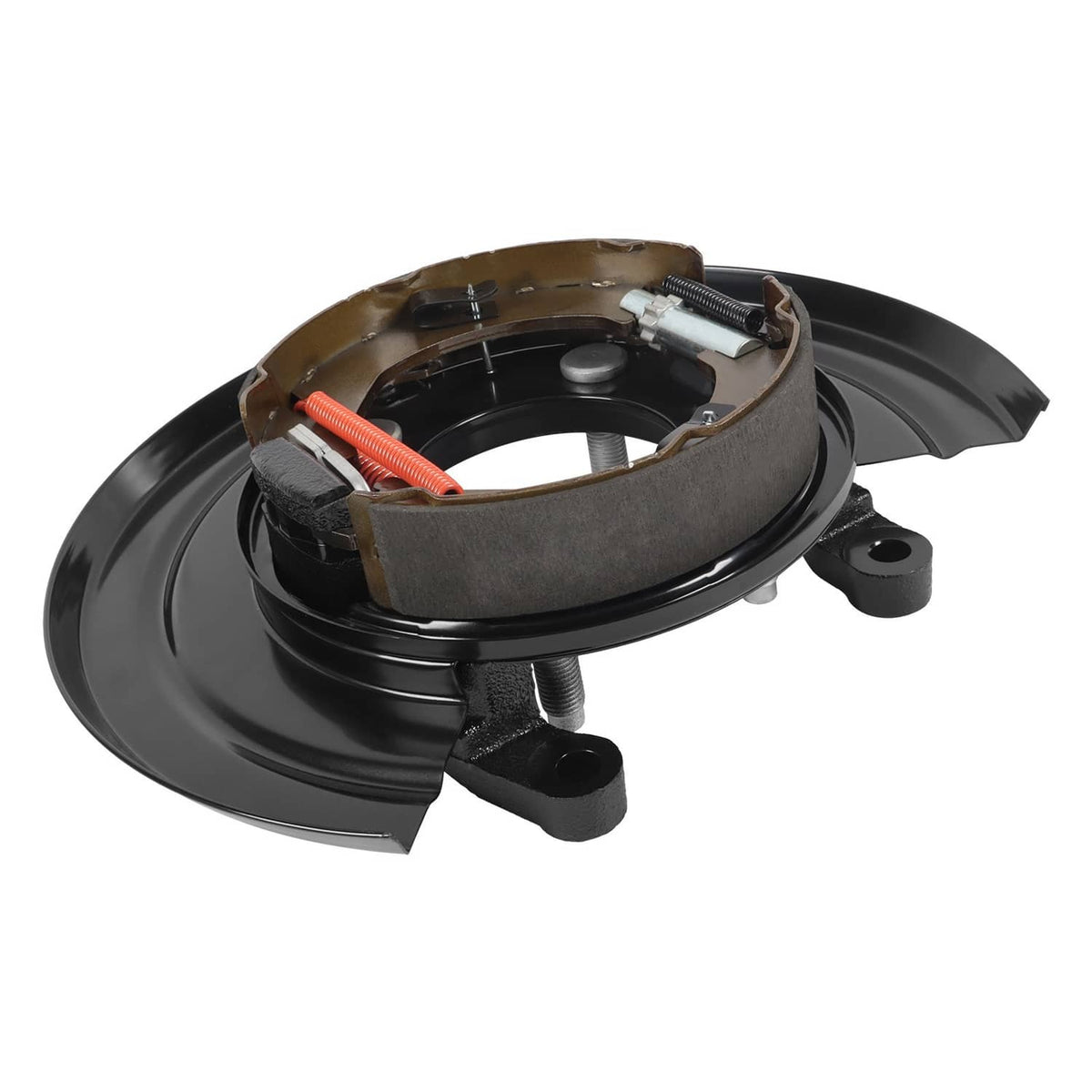 Solidspare Rear Left / Right Parking Brake Assy w/Loaded Backing Plate For Ford F-250 99-04