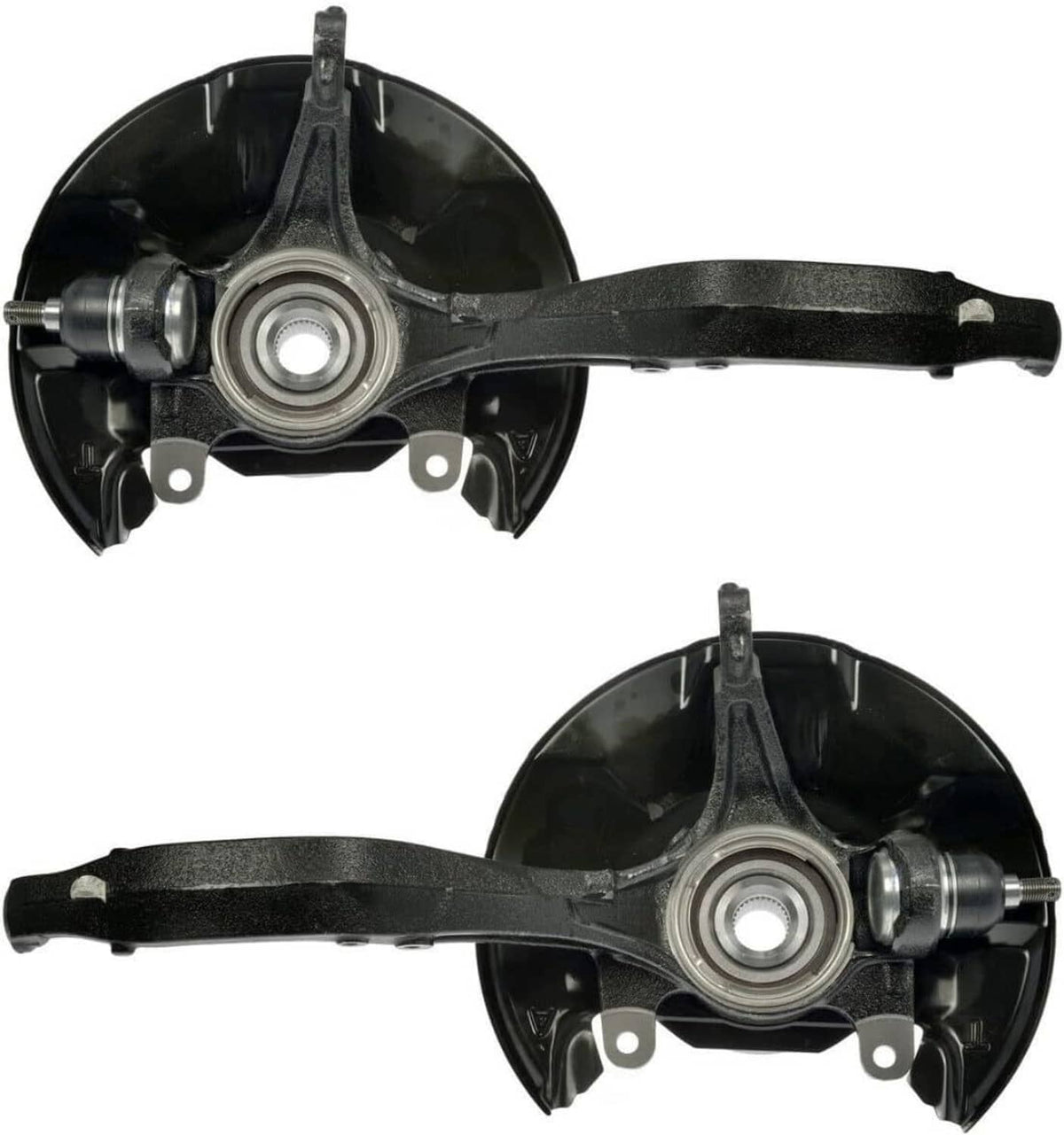 Solidspare Front Steering Knuckles & Wheel Hub Bearings for 2009 2010-2012 Honda Accord TSX