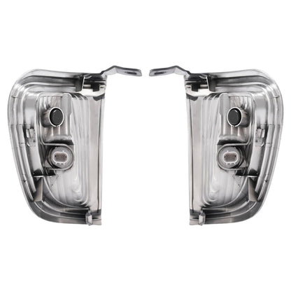 Solid Spare For 2001 2002 2003 2004 Toyota Tacoma White Headlights & Black Corner Light 4Pcs