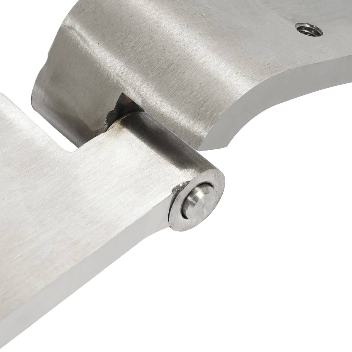Solid Spare Door Hinges Fit 1966-1977 Early Ford Bronco Silvery 304 Stainless Steel LH&RH