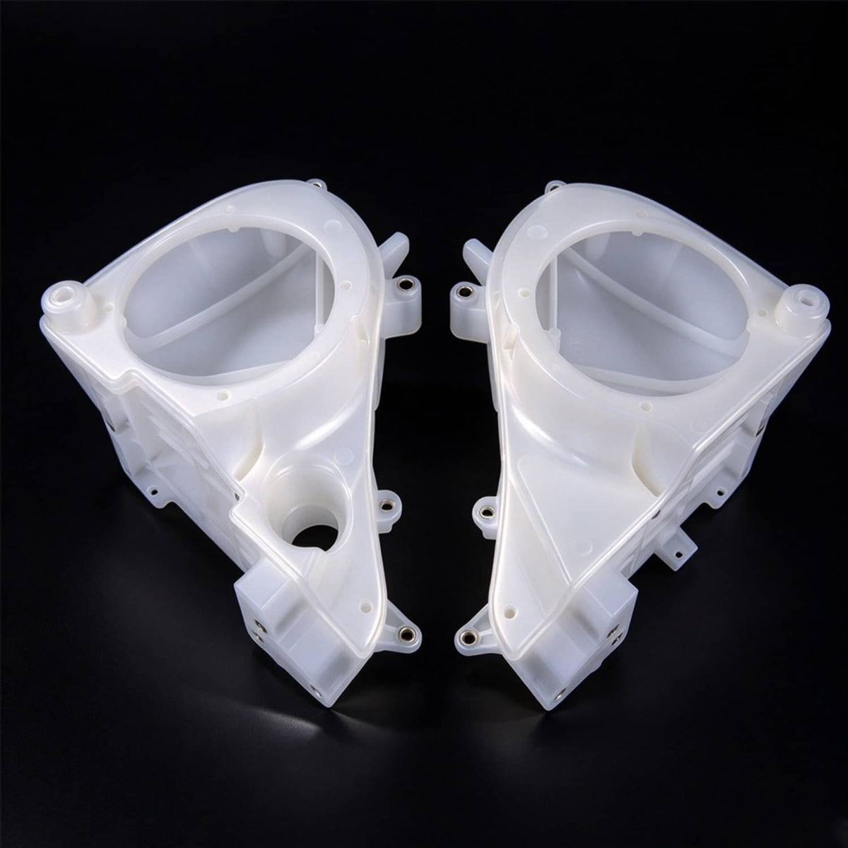 Solidspare Pair Inner Fairing Speakers Cover For Harley Touring FLHT FLHX 2014-UP Plastic