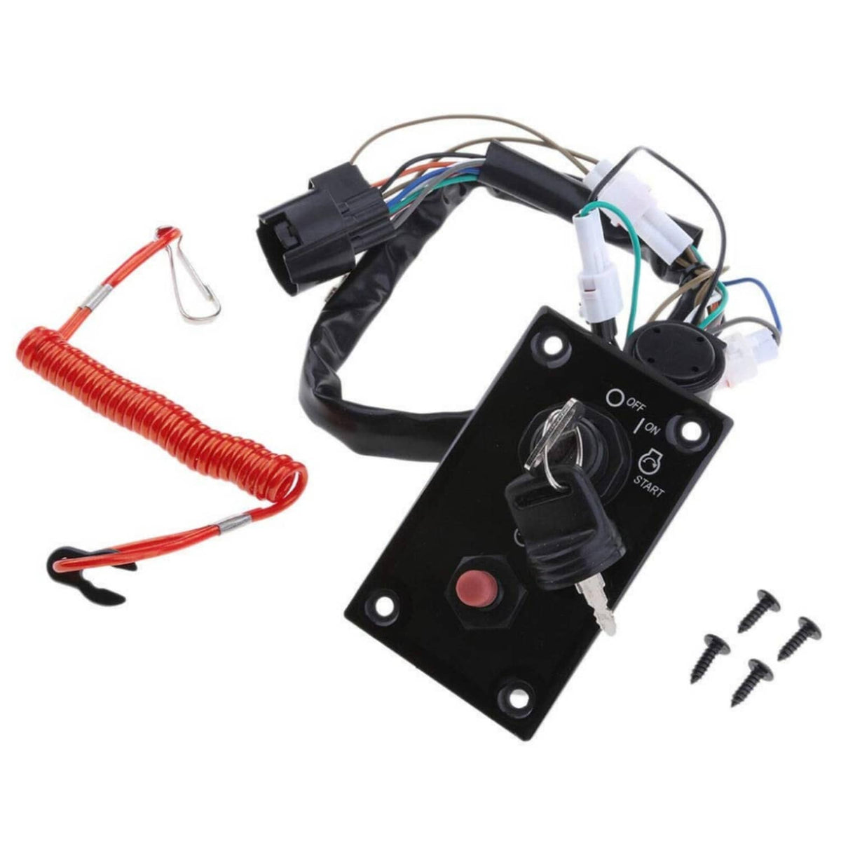 Solid Spare Ignition Key Switch Panel Suzuki Outboard Single Engine 37100-96J24 37100-96J27