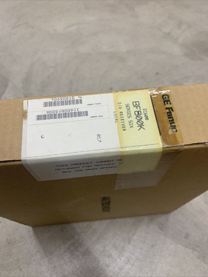 GE FANUC IC600BF800K Series Six Remote I/O Receiver with Faceplate - Unopened