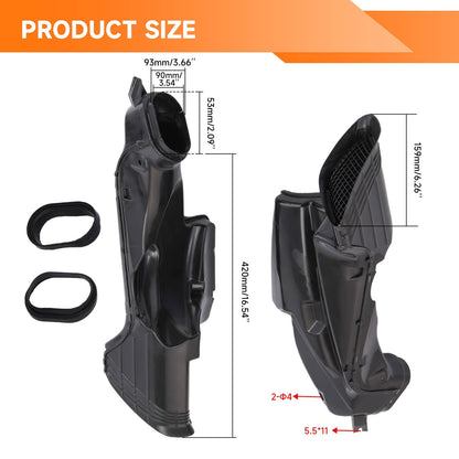 Solidspare For Suzuki GSXR600/750 2006-2007 2Pcs Ram Air Intake Tube Duct Cover Fairing