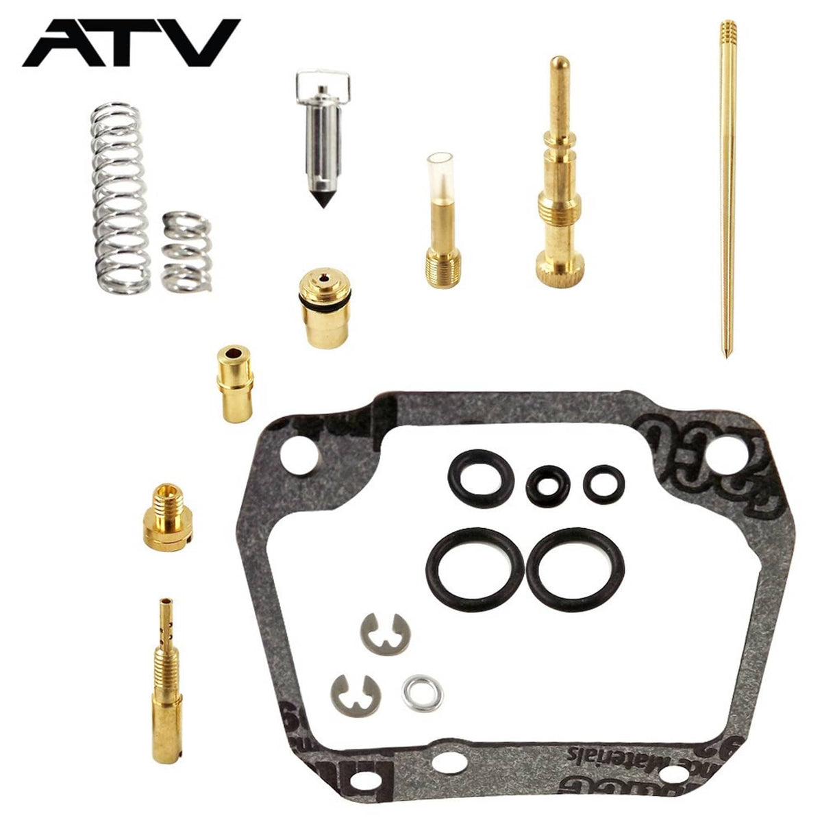 Solidspare For Suzuki LT160E LT160 1989-1992 NEW Carburetor Carb Rebuild Kit Repair ATV