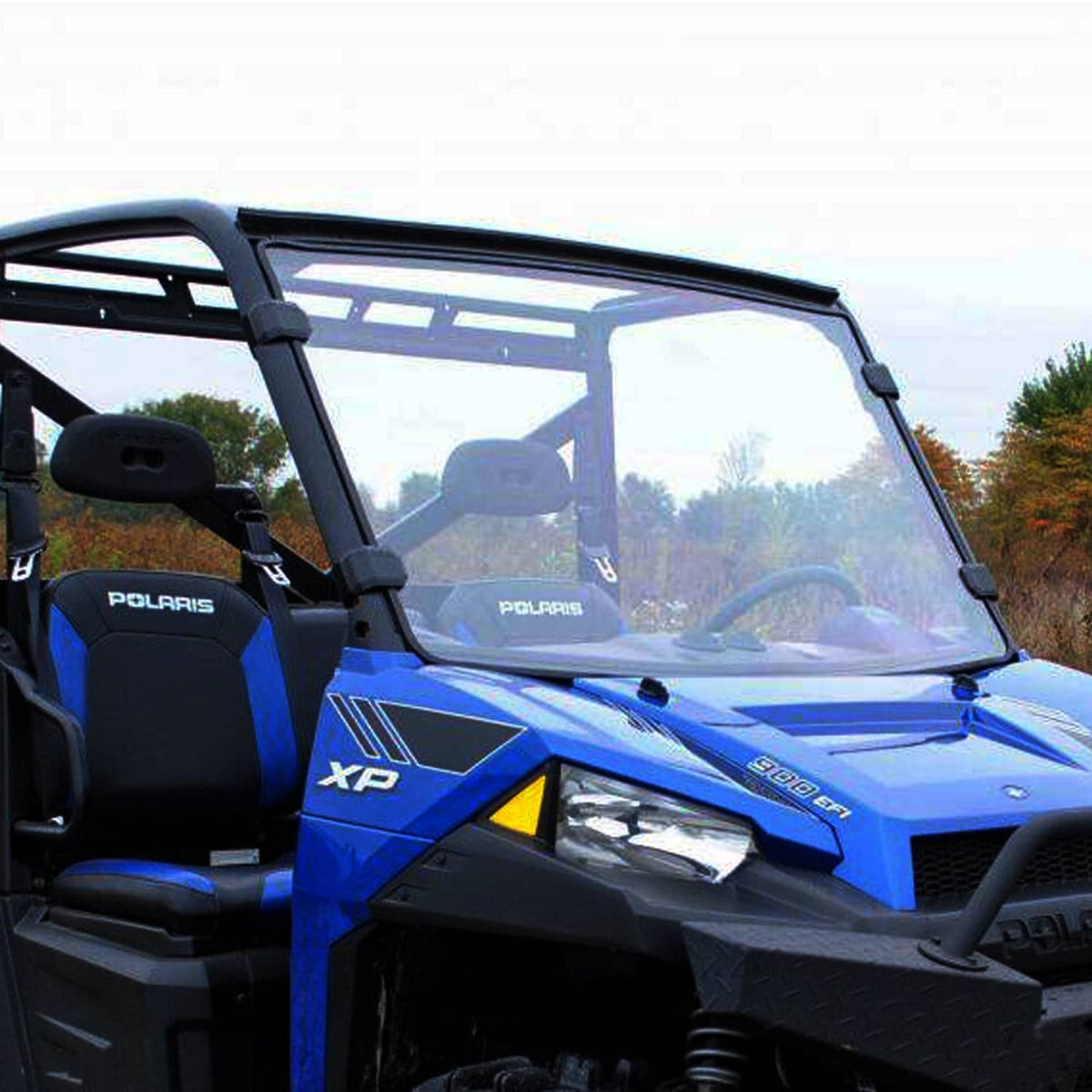 Solidspare Polycarbonate Full Windshield For Polaris Ranger Crew 1000 / Crew 1000 Premium