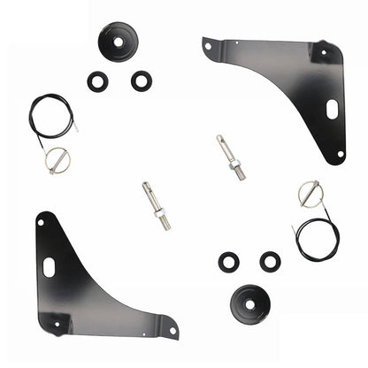 Solidspare Black Hood Pin Pins 82214260AC For 2008-2023 Dodge Challenger Kit Stainless
