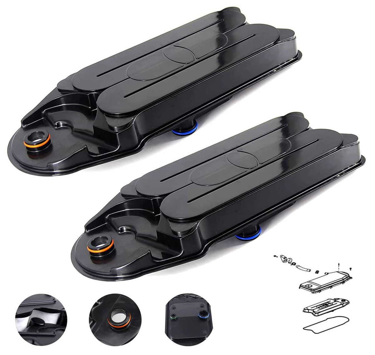 Solidspare 2xFilter For Fleetguard Crankcase CCV For Ram 2007.5-2020 6.7L Cummins 2500-5500