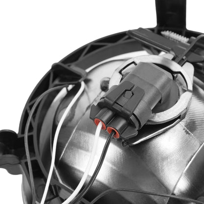 Solid Spare Fog Lights LED Halo Running Light Smoke Lens For Ford Mustang GT 2005-2009 RH&LH