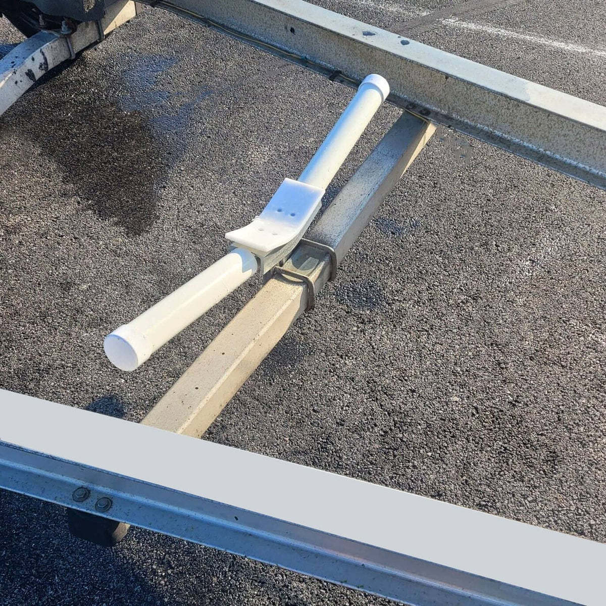 Solidspare Zinc-Plated Boat Trailer PVC Y V Guide On Bow Rest Centering Support Kit