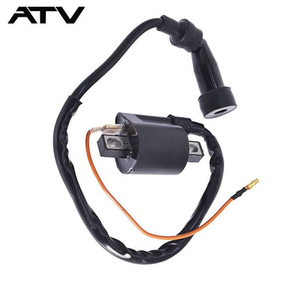 Solidspare Generic Black Ignition Coil Fit For Yamaha MOTO-4 MOTO 4 YFM225 1986 1987 1988