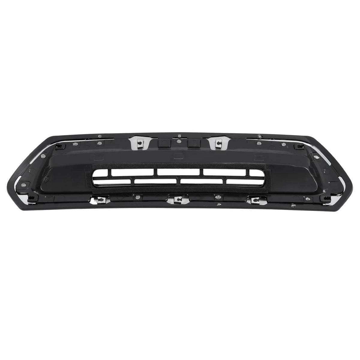 Solid Spare Hood Air Vent Scoop For 2017-19 Chevy Silverado GMC Sierra 2500HD 3500HD Chrome