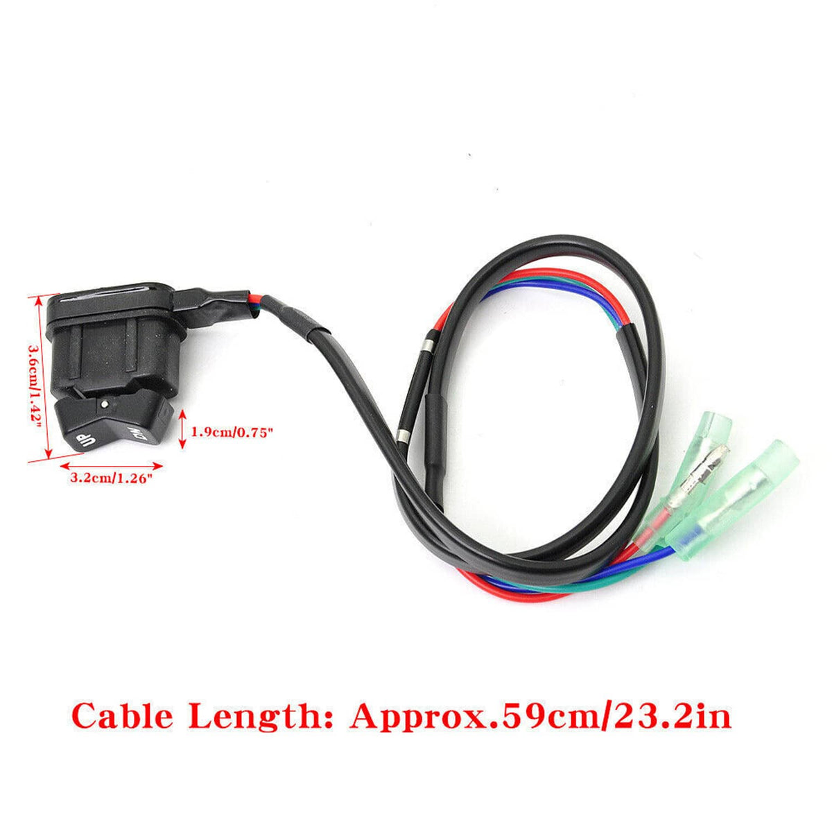 Solid Spare Remote Control Tilt Trim Switch For Mercury Mariner 87-18286A43 87-18286A2 NEW