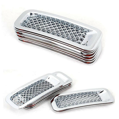 Solid Spare 7pcs Front Mesh Grille Grill Insert Cover Bezel Kit for Jeep Patriot 2011-2018
