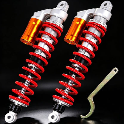 Solidspare 2x 410mm Adjustable Front Air Shock Absorber For Honda TRX400EX TRX450R TRX450ER