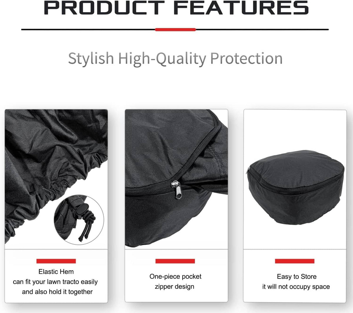Solid Spare LP93647 Deluxe Riding Mower Cover Waterproof for John Deere X300-X700 Series