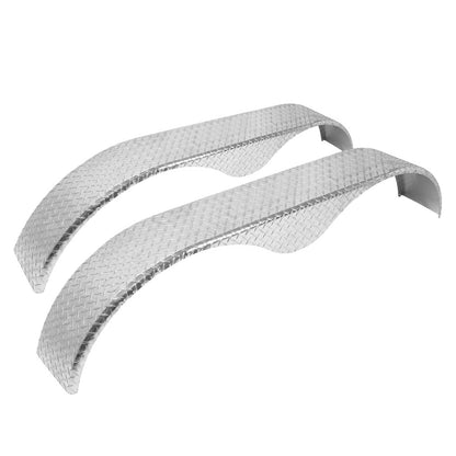 Solidspare Trailer Fenders 14" 15" 16" Tandem Teardrop Tread Plate Cargo 72" L 18" H 9" W
