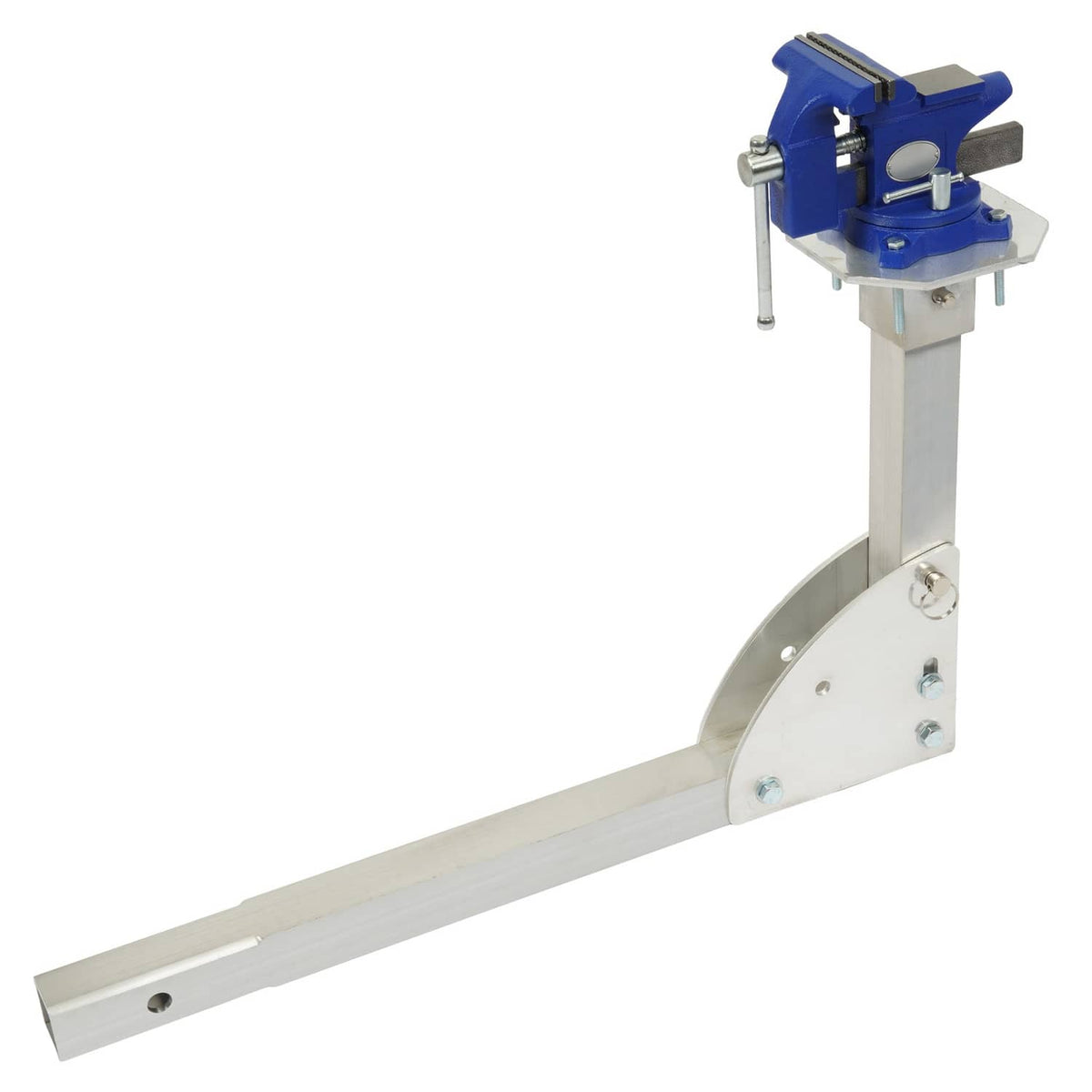 Solid Spare Hitch Mount Workstation Portable Vise 4.5 inch For Trailer Receiver Hitch