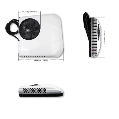 Solidspare 10000 BTU 12V RV Rooftop Air Conditioner A/C Unit Cooling For Trailer Motorhome