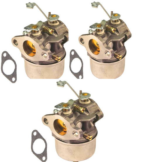 Solid Spare 3 PCS CARBURETOR FOR TECUMSEH H50 H60 REPL 632230 632272 H50-65481N 50-65403U
