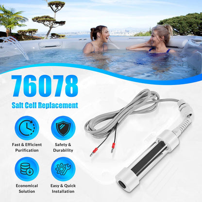 Solidspare 76078 Salt Cell Replacement for ACE Hot Tubs fit for Hot Spring/Limelight
