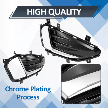 Front Fog Light Cover Fit for Edge 2019-2024 Passenger RIght Side Fog Lamp Low