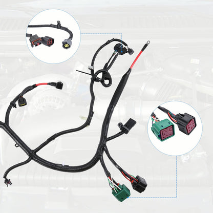 Solidspare OEM#4C3Z12B637AA Engines Wiring Harness For Ford 6.0L Super Duty 9-23-03 & After