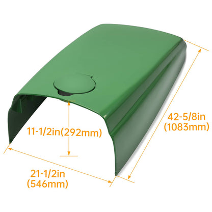 Solidspare Tractor Upper Hood with Fuel Door For John Deere 4500 4510 4600 4610 4700