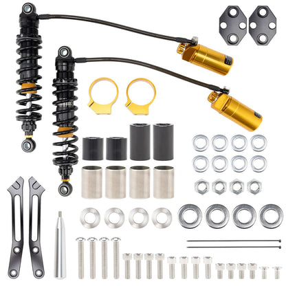 Solidspare For Harley Road Glide Road King Street Glide 2014+ Remote Reservoir Rear Shocks