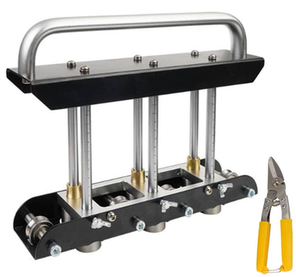 Solidspare ER3 Three-Station Edge Roller Sheet Metal Edge Roller Bender,0-90° Bending Angle