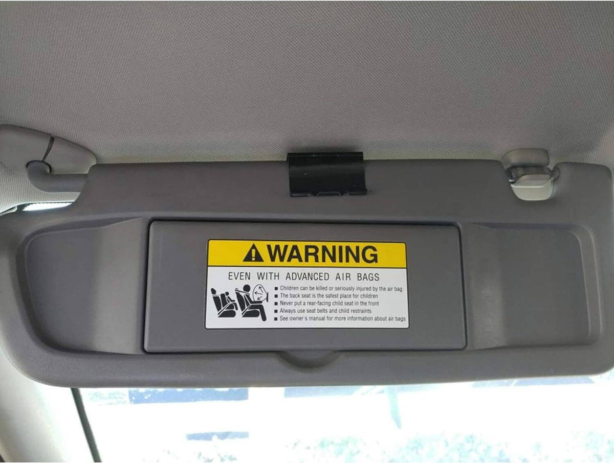 Solidspare Pair Sun Visor Dark Gray For 2006-2011 Honda Civic Visors Left & Right Visor Set
