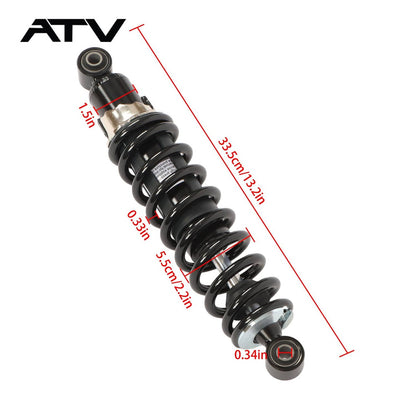 Solidspare Twin Tube Left & Right Rear Shocks For Suzuki King Quad 300 4x4 1991-2002 ATV