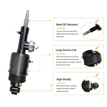 Solidspare 2Pcs Rear Hydraulic Air Suspension Shock Struts For 2011-2021 Infiniti QX56 QX80