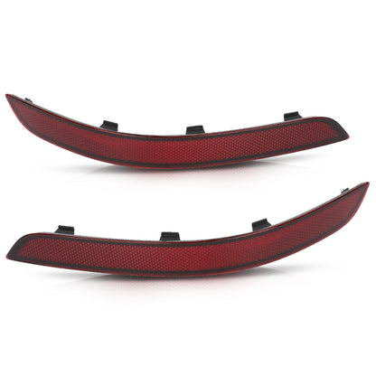 Solid Spare Fit For 2013-2015 Mercedes-Benz GLK300 GLK350 Rear Bumper Reflector Left+Right
