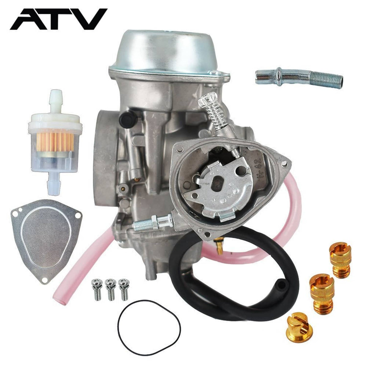 Solidspare Carburetor Carb Fit For 2004-2007 Yamaha Rhino 660 YXR660 PD42J-A