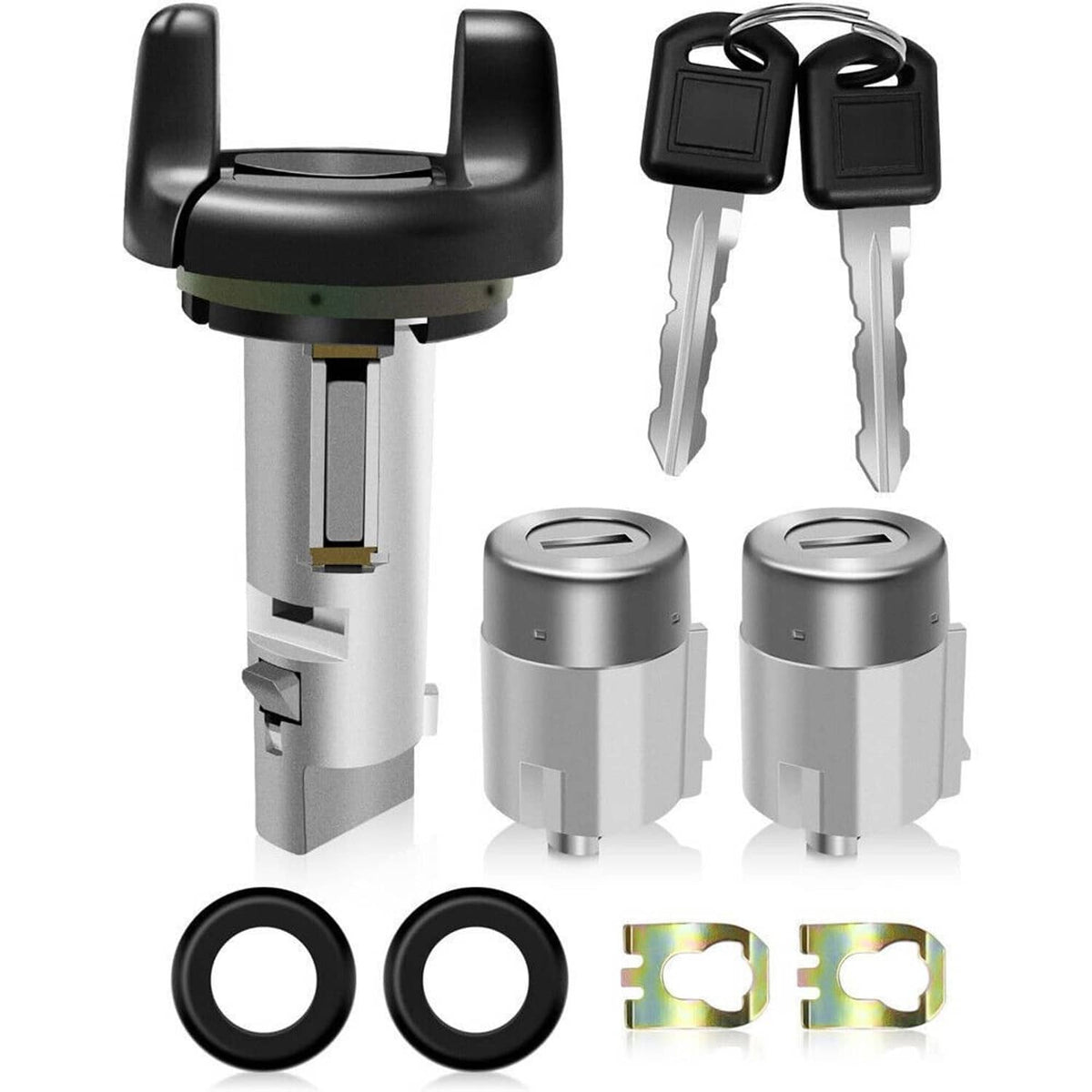 Solidspare Ignition Switch & Door Lock Cylinders with Keys for Chevy GMC C/K Suburban
